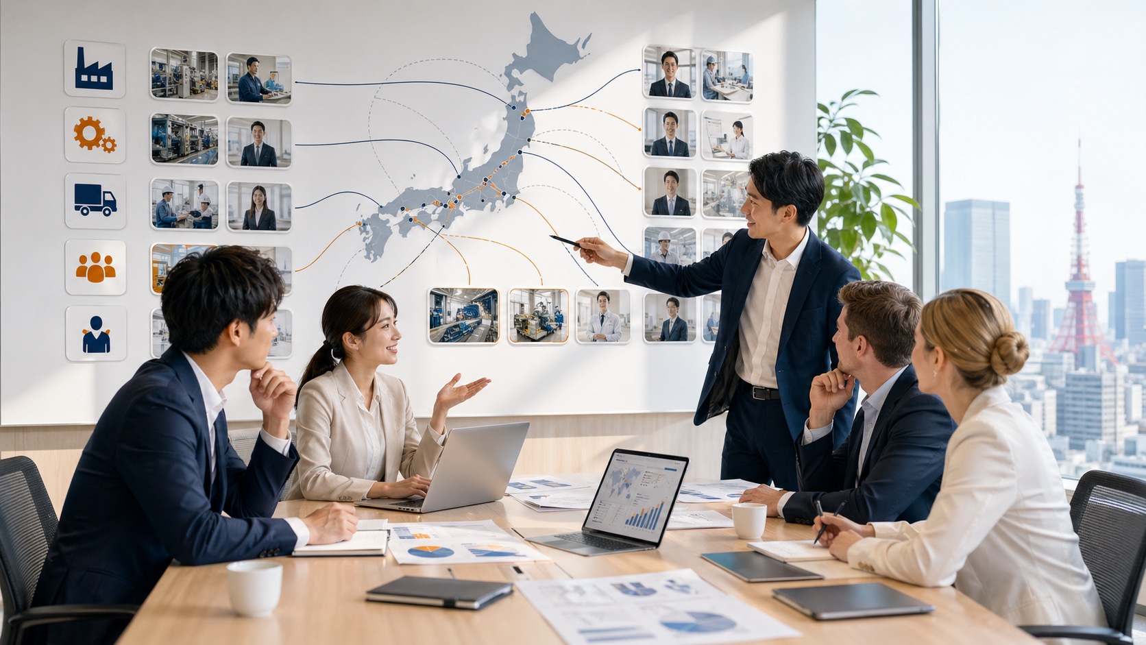 JP Expansion Partners concierge team searching for Japanese business partners